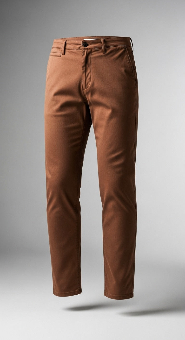 Pantalon Gabardina Terracota