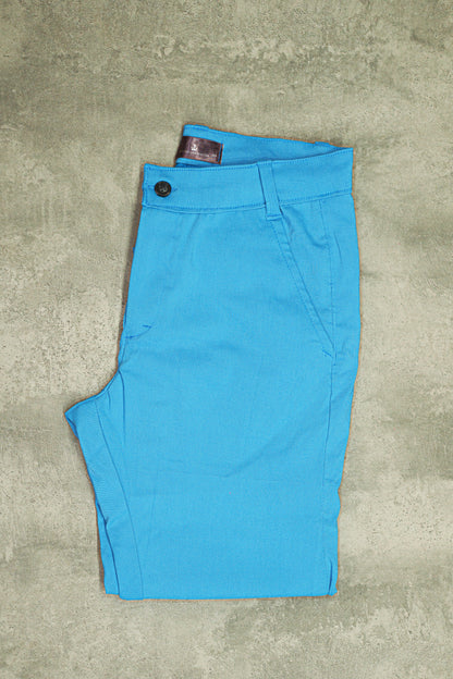 Pantalon Gabardina Celeste