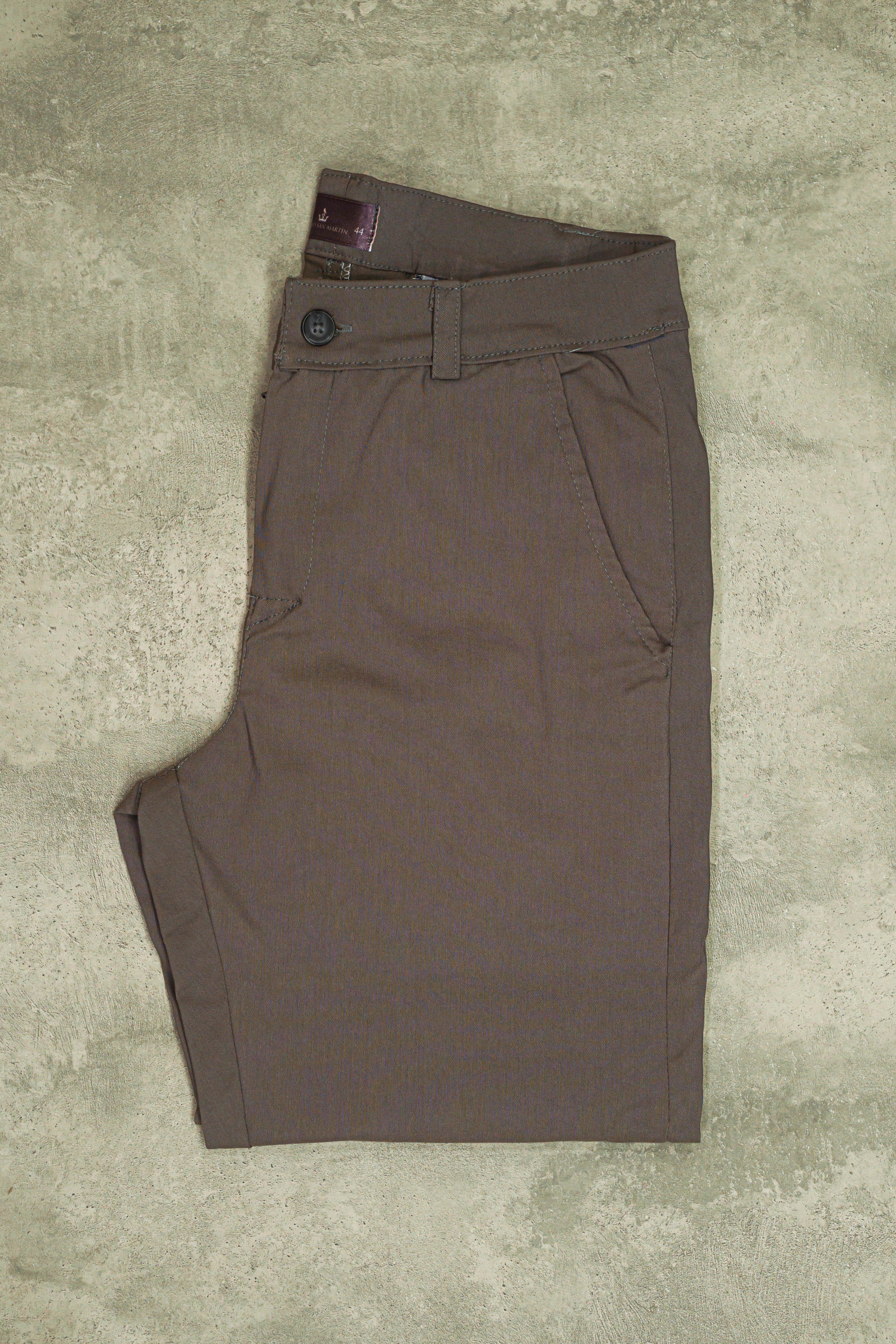 Pantalon Gabardina Beige Oscuro