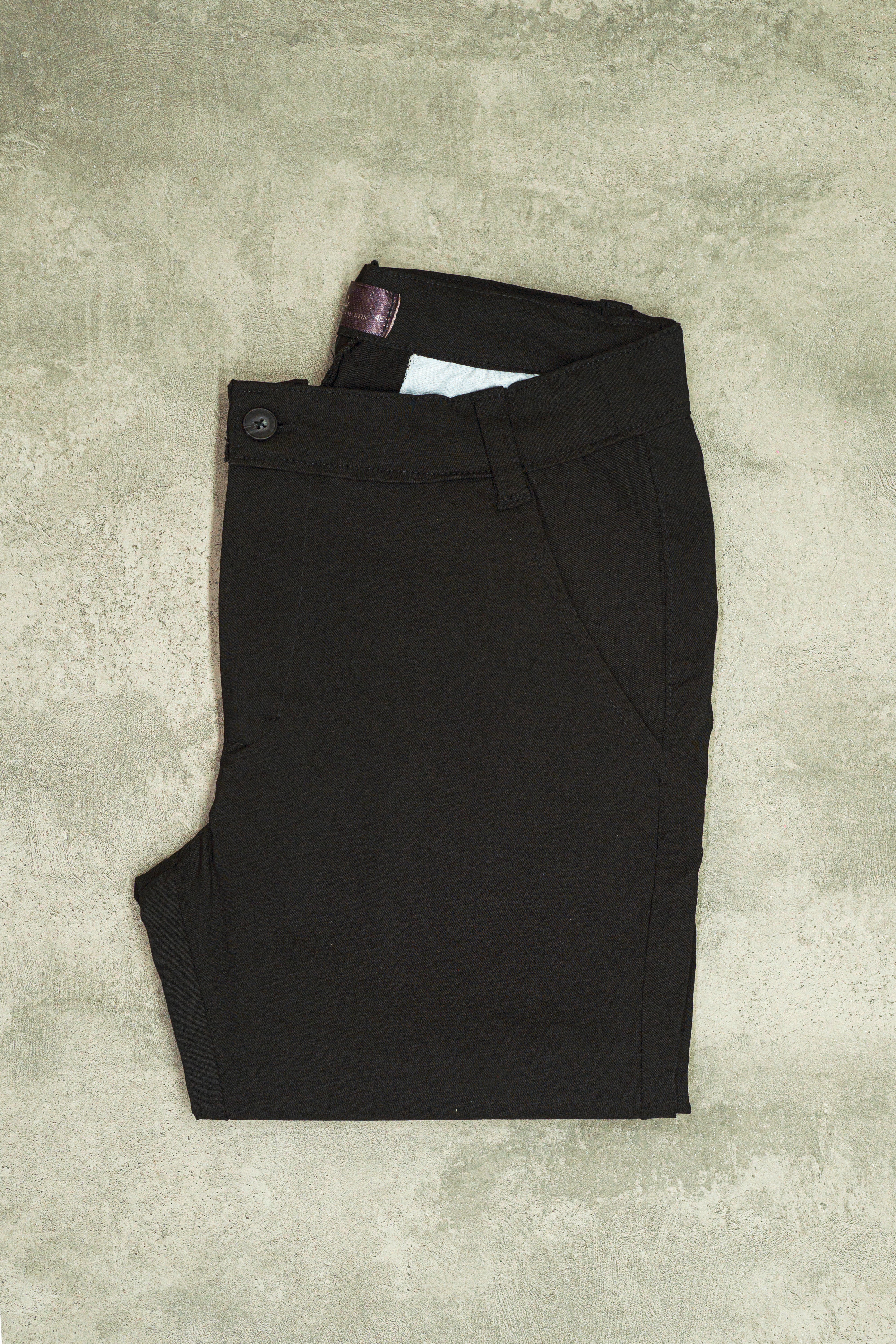 Pantalon Gabardina Negro