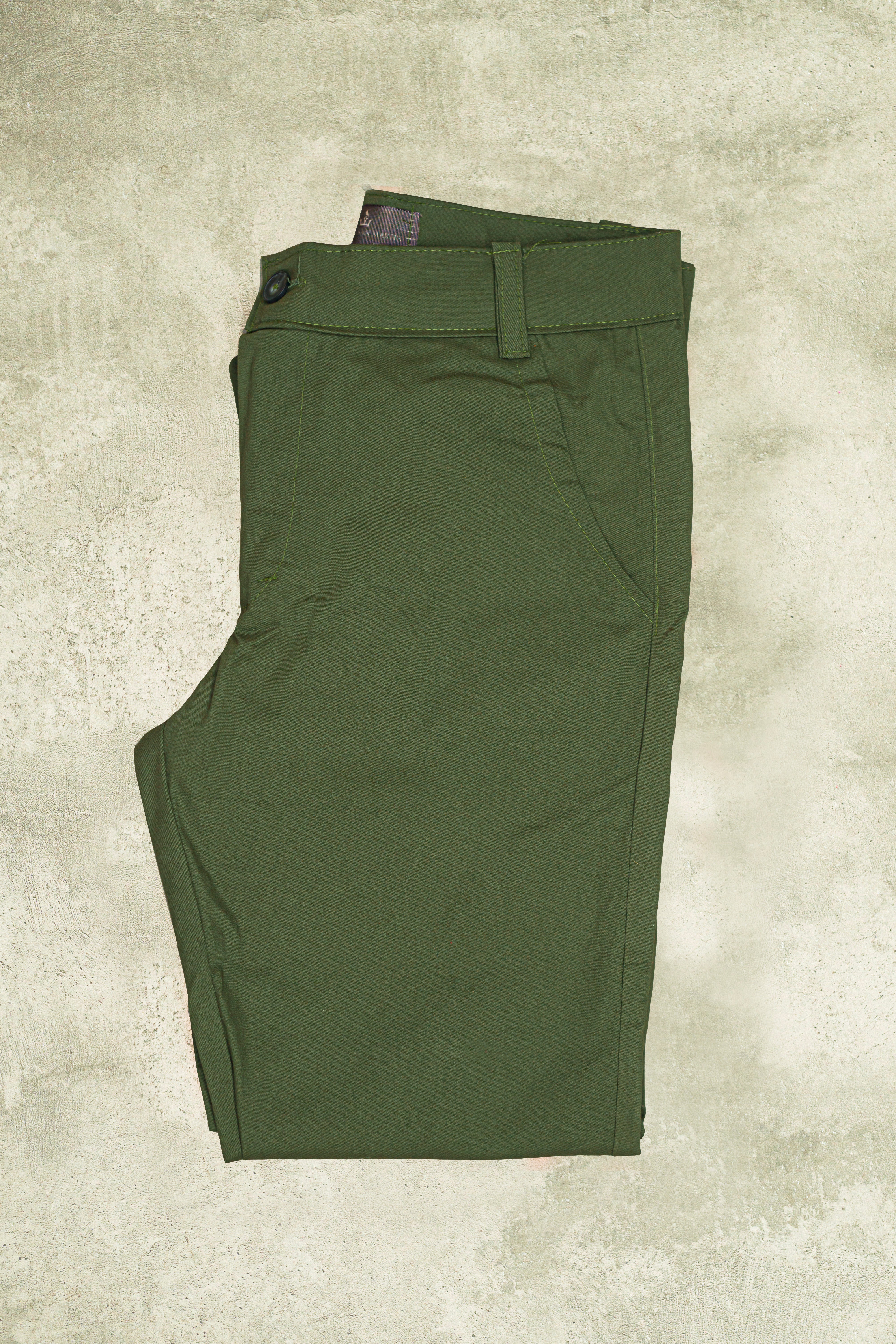 Pantalon Gabardina Verde