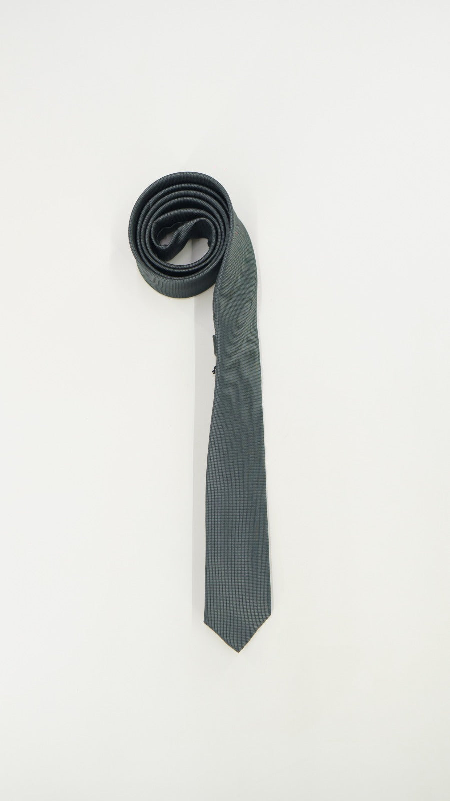 Corbata Slim Gris Grafito
