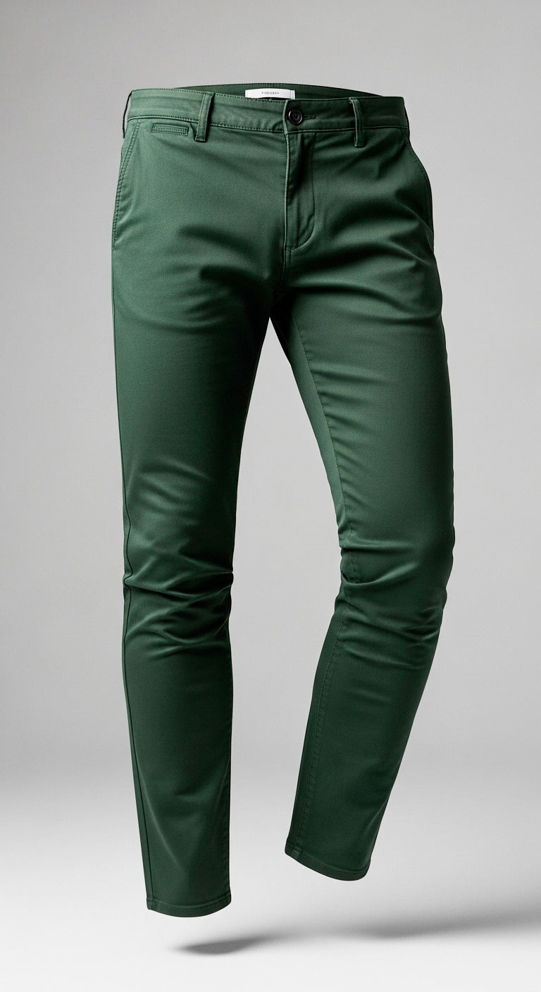 Pantalon Gabardina Verde