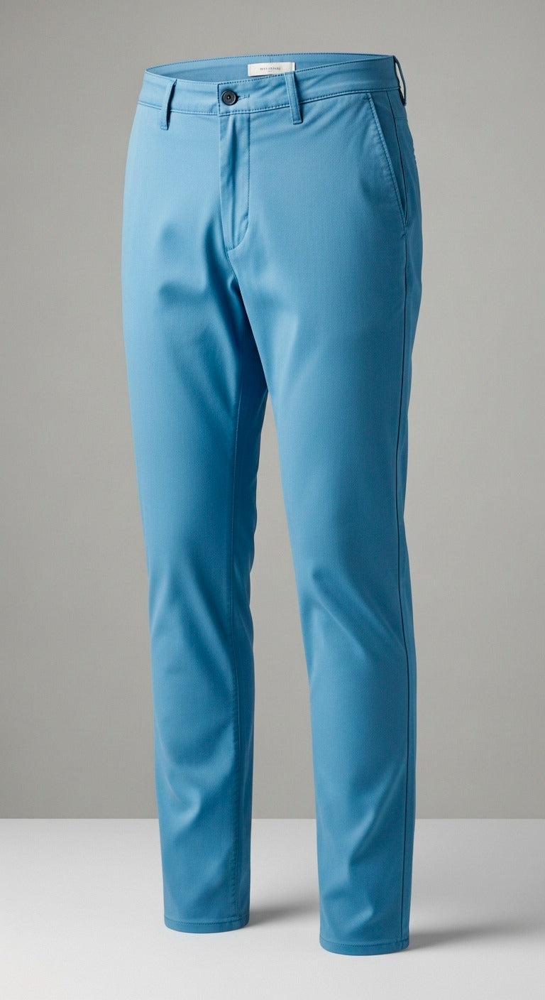 Pantalon Gabardina Celeste