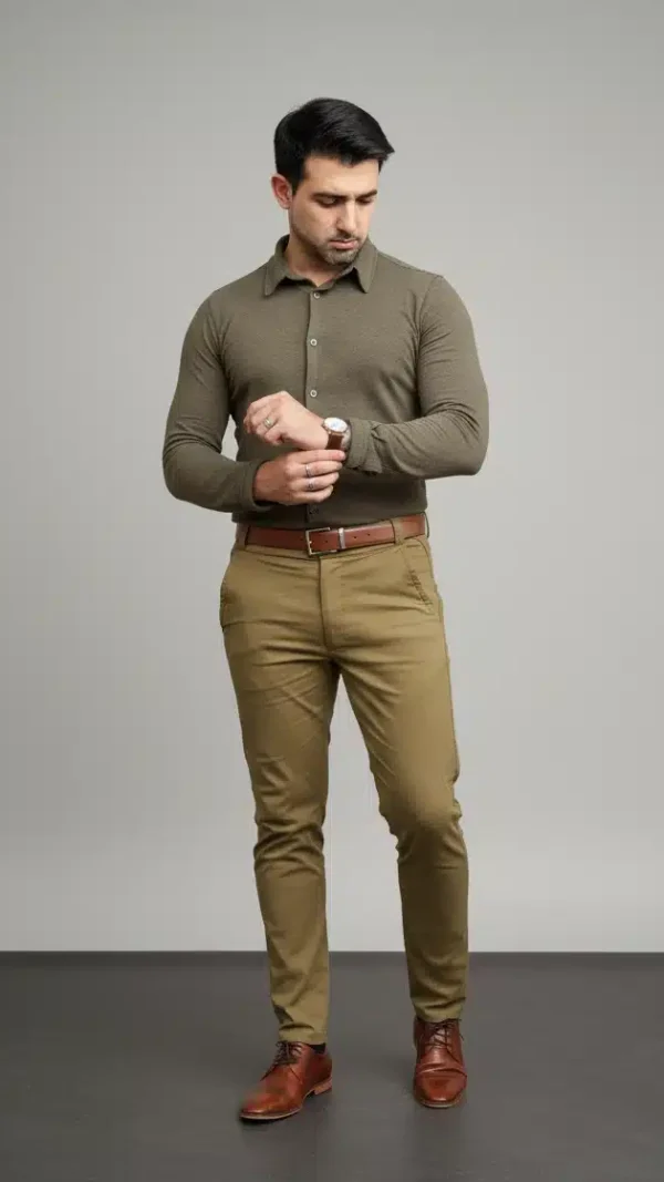 Camisa Elastizada en Oxford