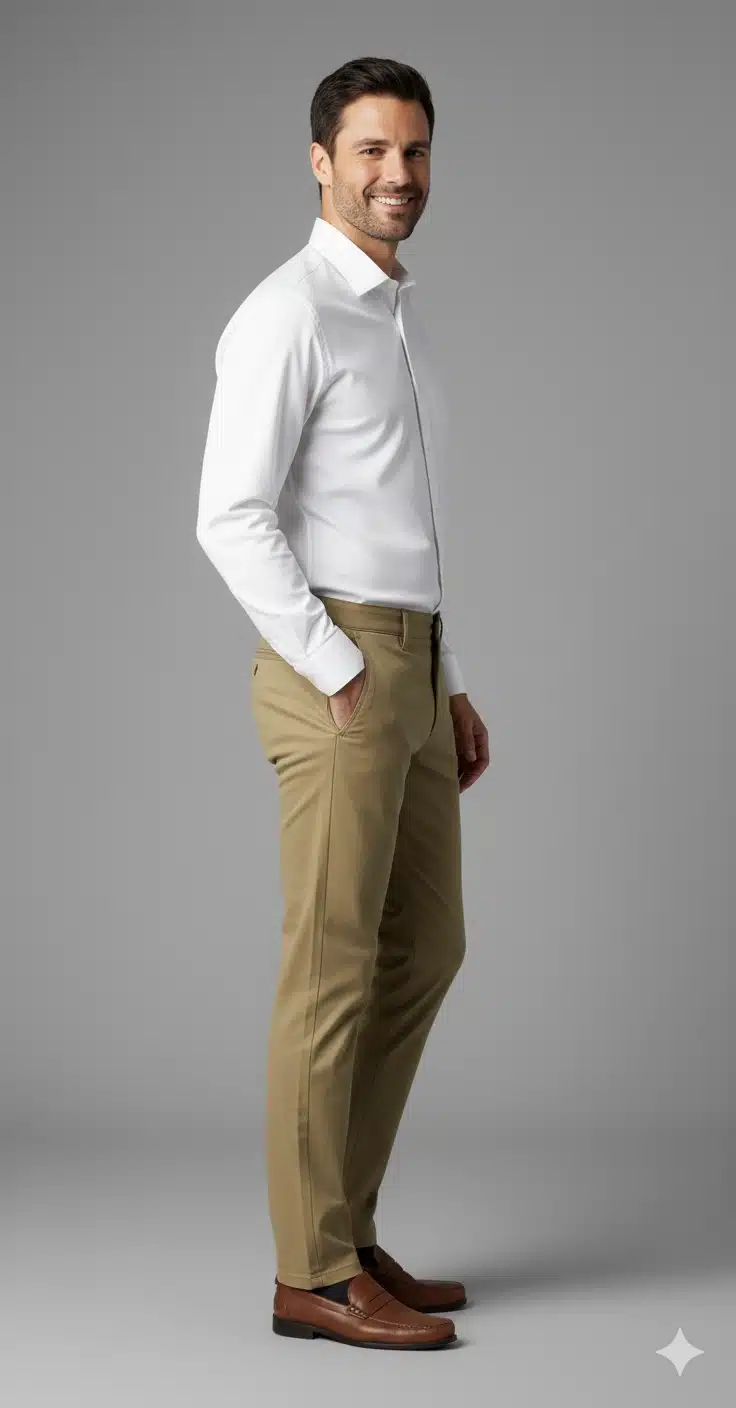 Pantalon Gabarina Kaki