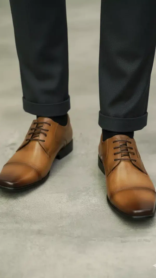 Zapatos Rafarillo Cuero Whisky
