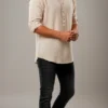 Camisa Lino Manga Larga