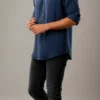 Camisa Lino Manga Larga