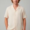 Camisa Lino Con Cuello