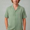 Camisa Lino Con Cuello
