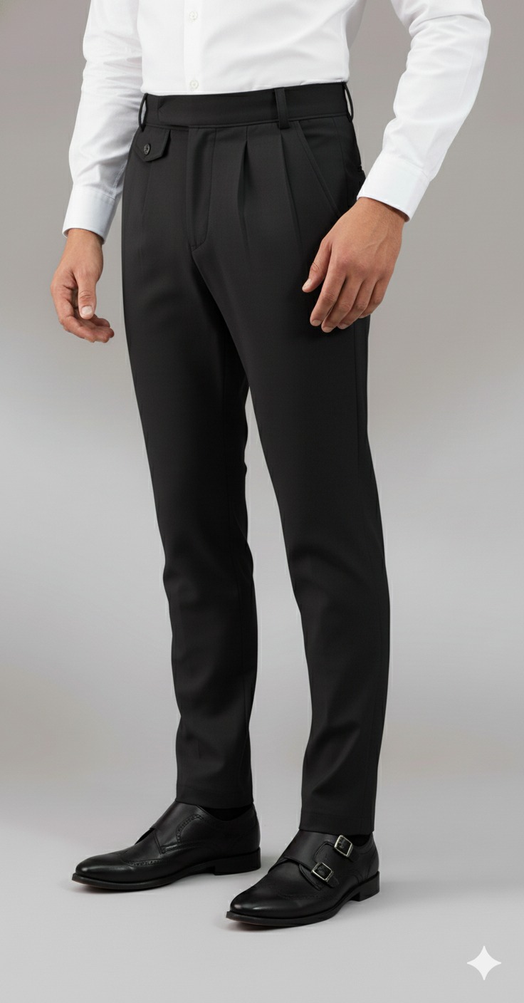 Pantalón Gurkha Negro