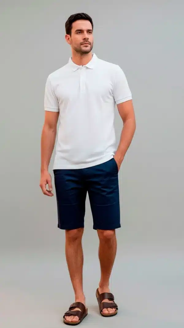 bermuda azul Bermudas Chino Azul