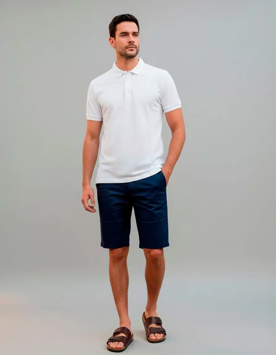 bermuda azul Bermudas Chino Azul