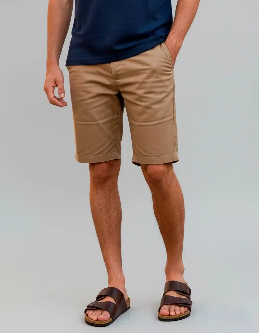 bermuda beige2 Bermudas Chino Beige