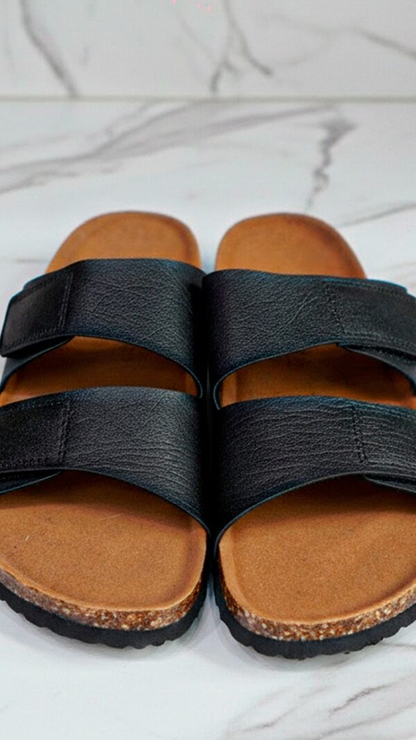 Sandalias de Cuero con Velcro