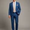 traje azul para casamiento hombre slim fit