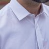 Camisa Blanca Satinada de Hombre Máximo San Martín
