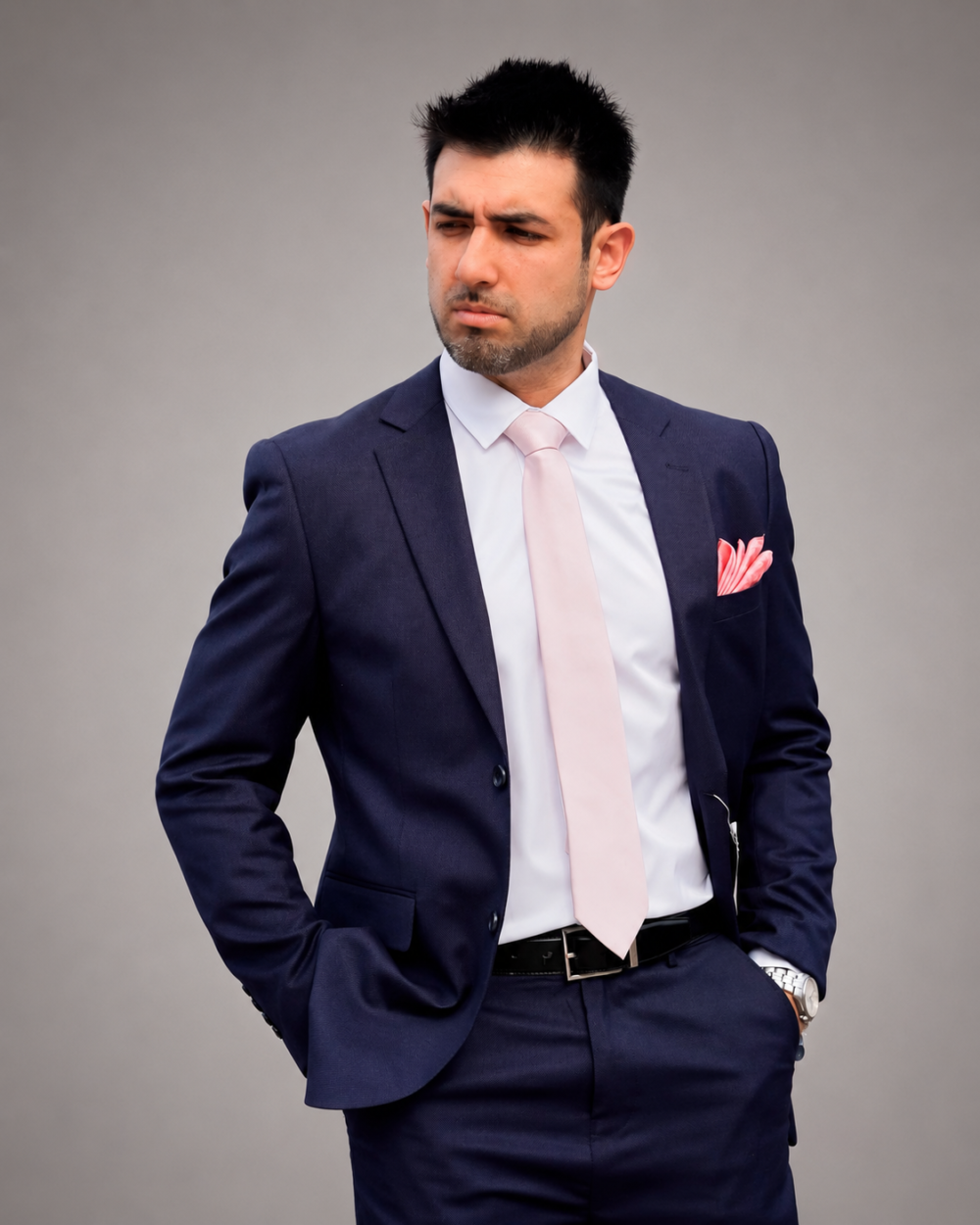 Traje azul hombre maximo san martin Traje azul hombre maximo san martin