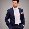 Traje azul hombre maximo san martin Traje azul hombre maximo san martin